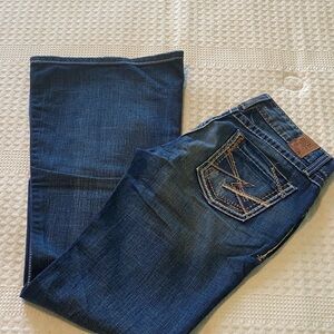 BKE Dark Blue Boot Cut Jeans for Women